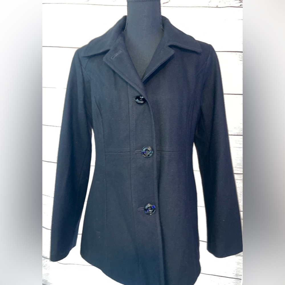 London Fog Classic Black Trench Coat